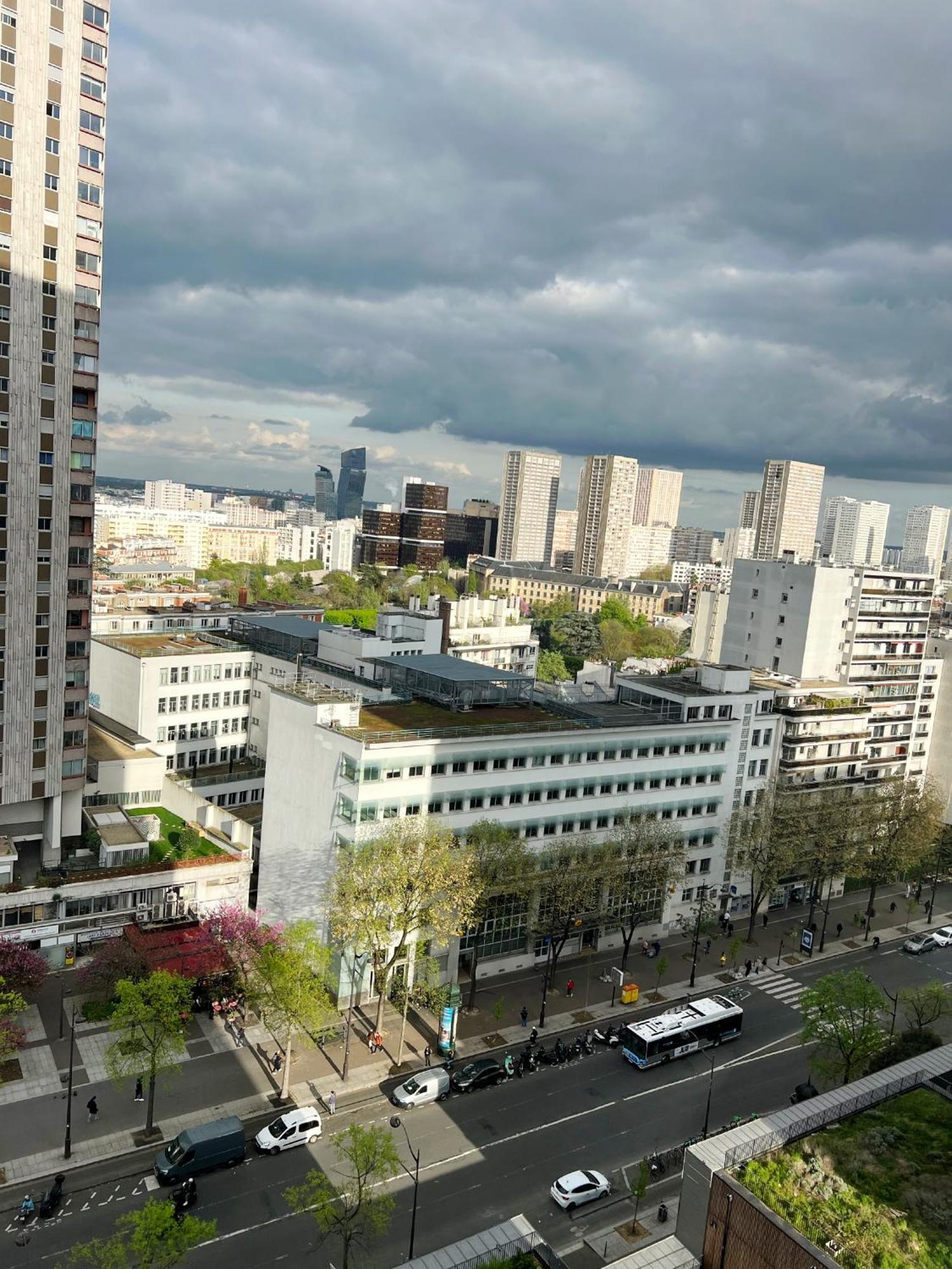 Chic 2 Rooms Paris13 With View Exterior foto